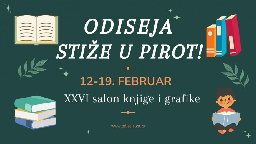 odiseja na 26 salonu knjige i grafike u pirotu